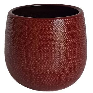 Osłonka Pot round czerwona