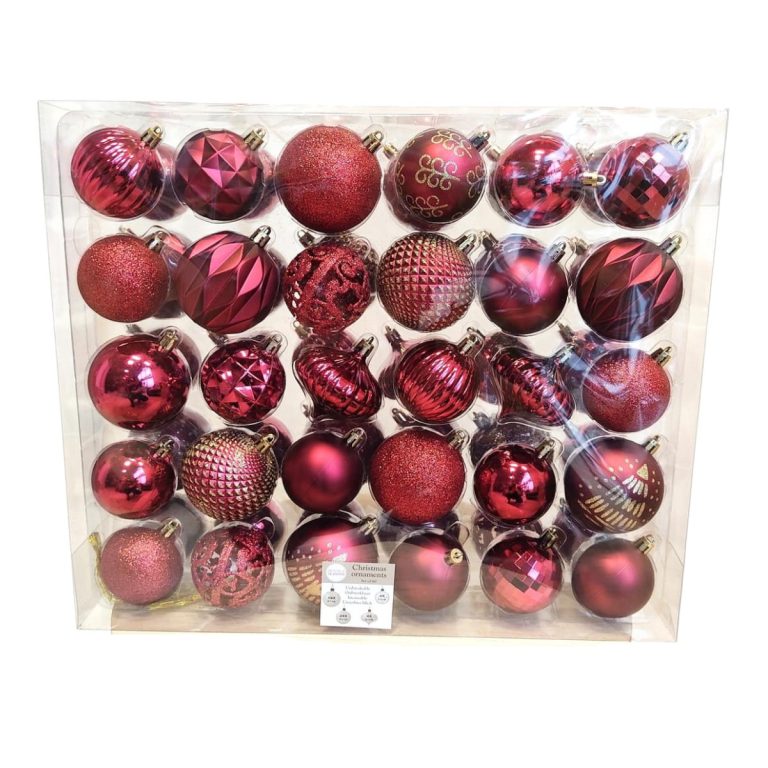 Bombki zestaw mix komplet 60szt