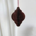 Zawieszka, bombka papierowa sopel h15cm