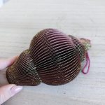 Zawieszka, bombka papierowa sopel h15cm