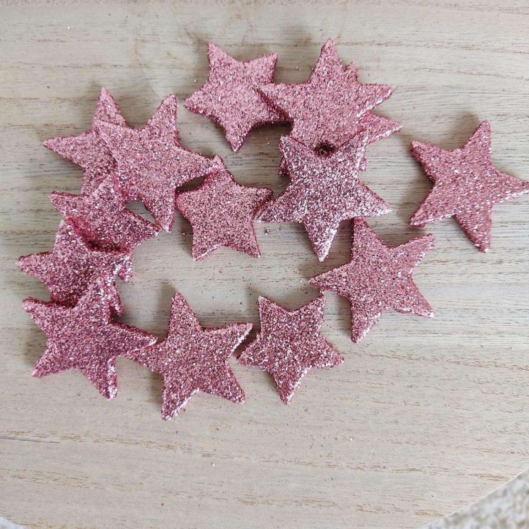 Gwiazdki, zestaw, 4-5cm