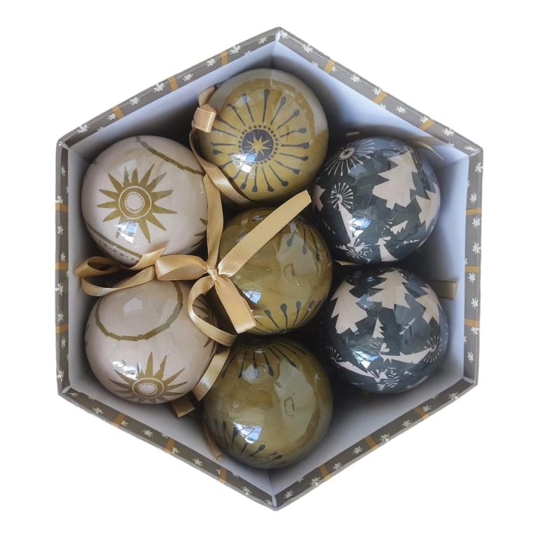 Bombki plastikowe mix zestaw h7cm