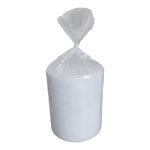 Świeca walec, biały