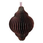 Zawieszka, bombka papierowa sopel h15cm