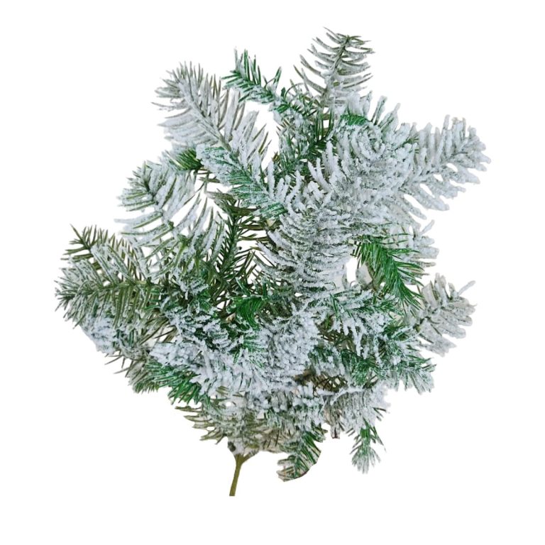 Sztuczna gałązka, ośnieżona h49cm