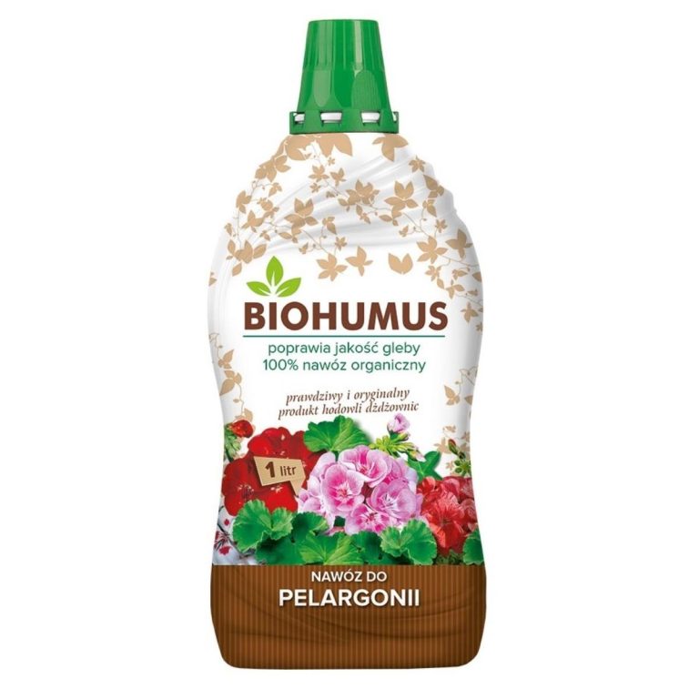 Biohumus nawóz do pelargonii 1L