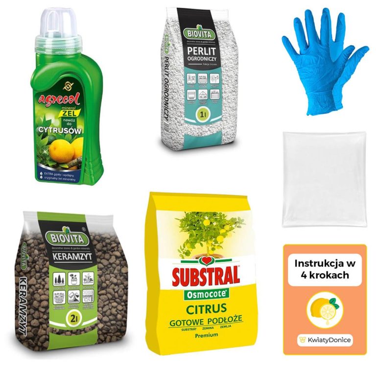 6w1 do CYTRUSÓW -  zestaw do przesadzania
