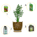 6w1 do ROŚLIN DONICZKOWYCH - zestaw do przesadzania