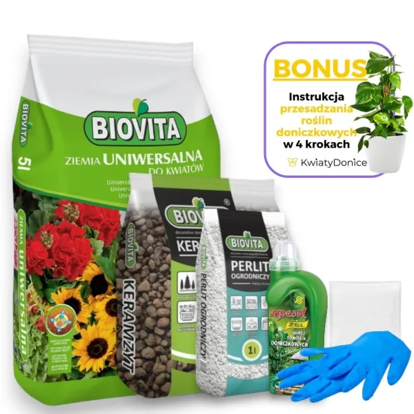 6w1 do ROŚLIN DONICZKOWYCH - zestaw do przesadzania