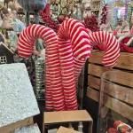 Figurka świąteczna laska cukrowa pluszowa candy cane 40cm