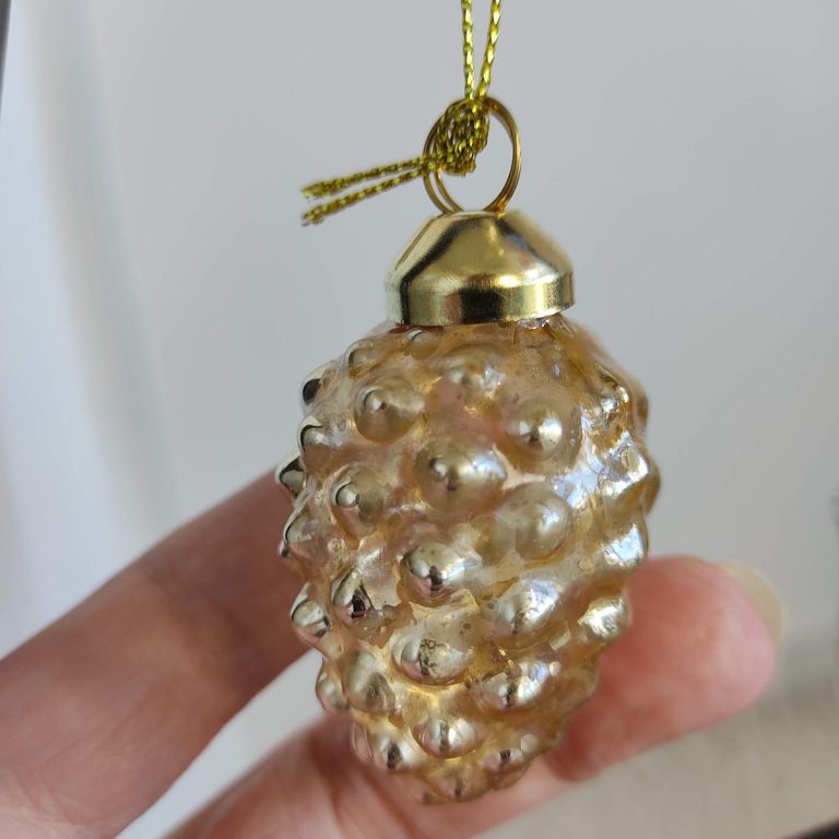 Bombki złote komplet 8 szt