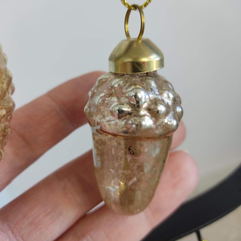 Bombki złote komplet 8 szt