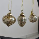 Bombki złote komplet 8 szt