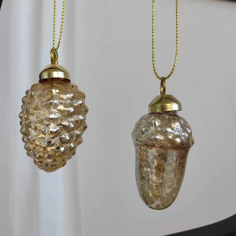 Bombki złote komplet 8 szt