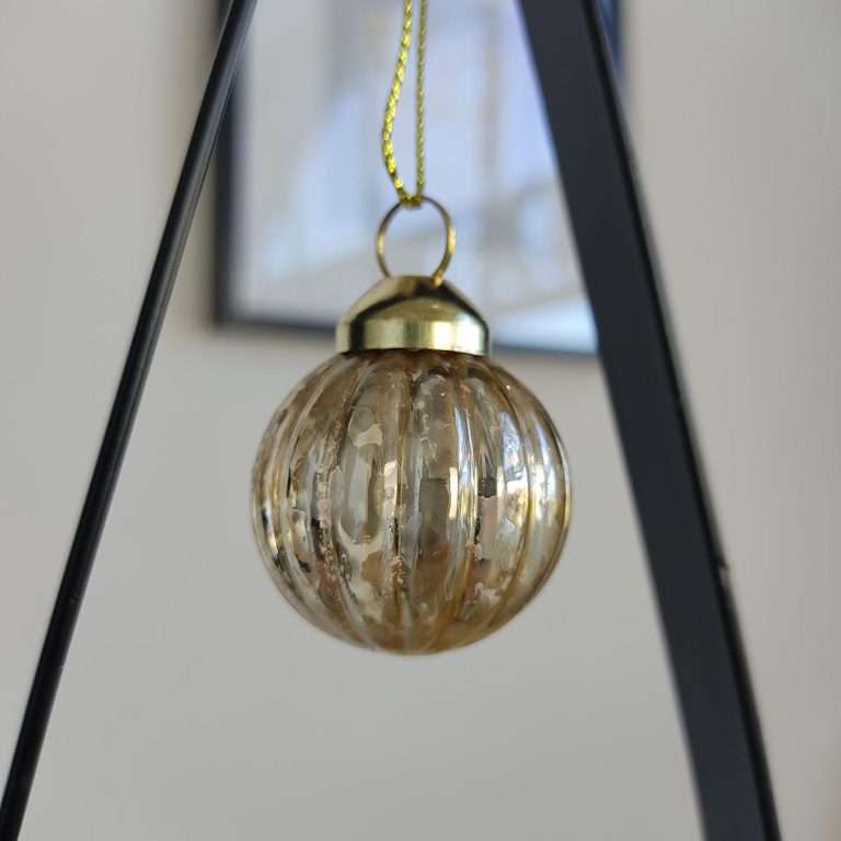 Bombki złote komplet 8 szt