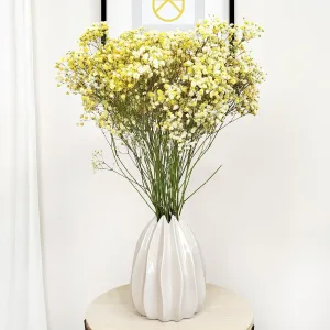 Gipsówka żywa gotowy bukiet żółty duży