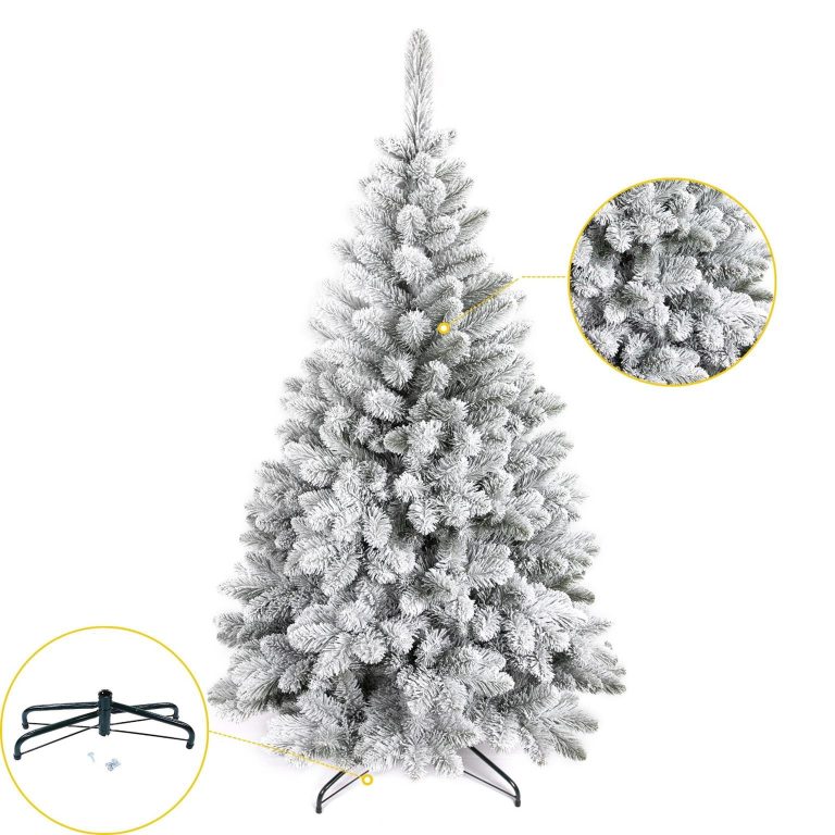 Choinka sztuczna Sosna Milano Śnieżona Drzewko bożonarodzeniowe 180cm