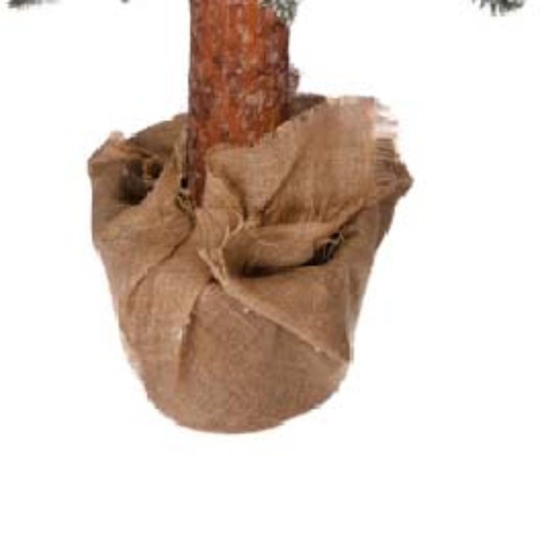 Choinka sztuczna Świerk śnieżony na Pniu Drzewko bożonarodzeniowe 120cm