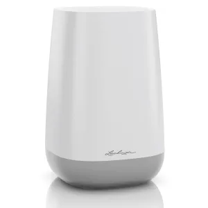 Wazon Lechuza Yula biało-szary