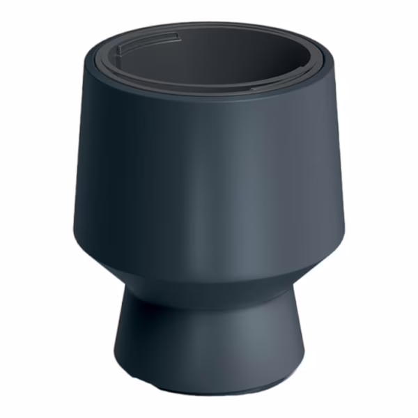 Doniczka plastikowa "Kielich" antracytowa