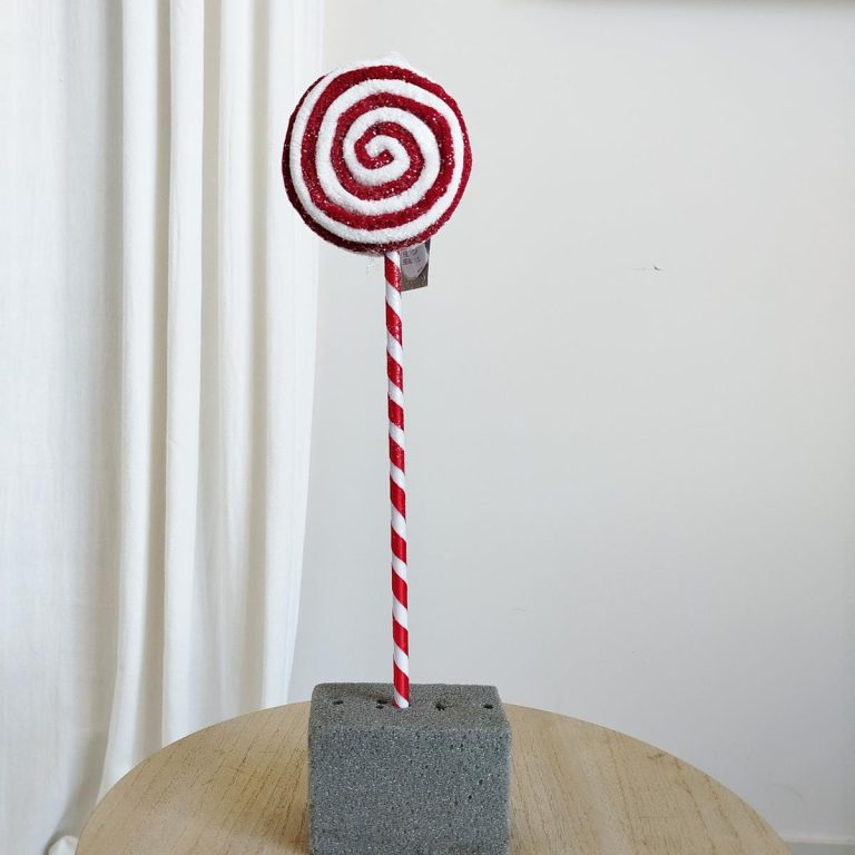 Figurka świąteczna lizak lollipop pluszowy 38cm