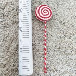 Figurka świąteczna lizak lollipop pluszowy 38cm