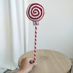 Figurka świąteczna lizak lollipop pluszowy 38cm