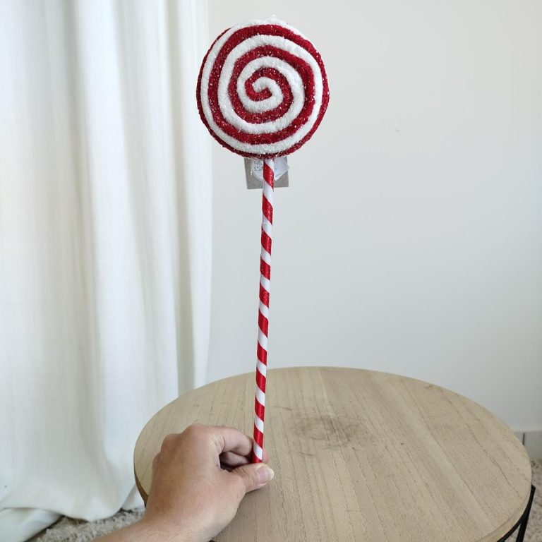 Figurka świąteczna lizak lollipop pluszowy 38cm