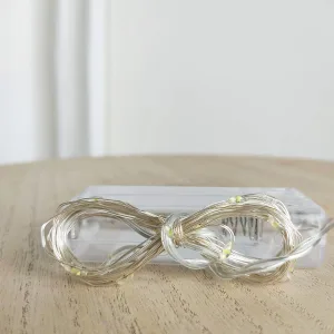 Oświetlenia choinkowe wewnętrzne 20 LED Białe