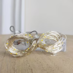 Oświetlenia choinkowe wewnętrzne 50 LED Ciepły biały