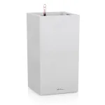 Doniczka plastikowa Lechuza Canto Stone Kolumna biała