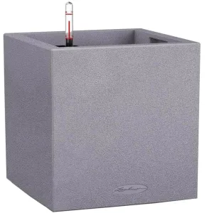 Doniczka plastikowa Lechuza Canto Stone Kostka Szara