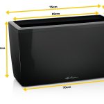 Doniczka plastikowa Lechuza Cararo szary