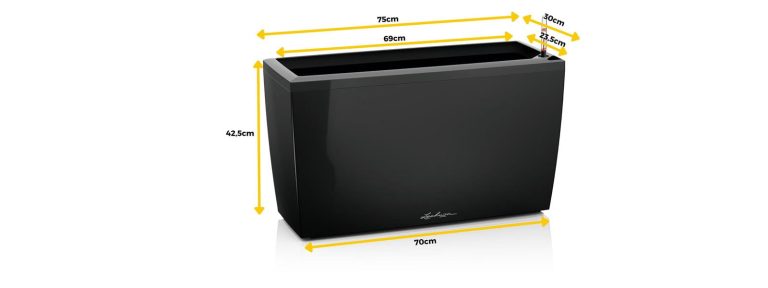 Doniczka plastikowa Lechuza Cararo biała