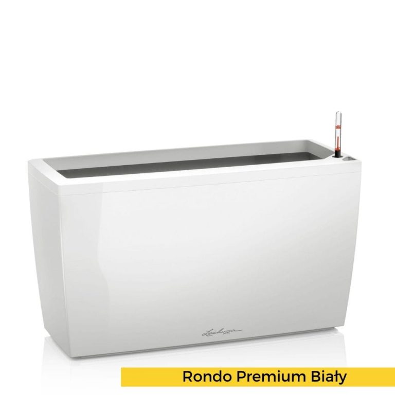 Doniczka plastikowa Lechuza Cararo czarny