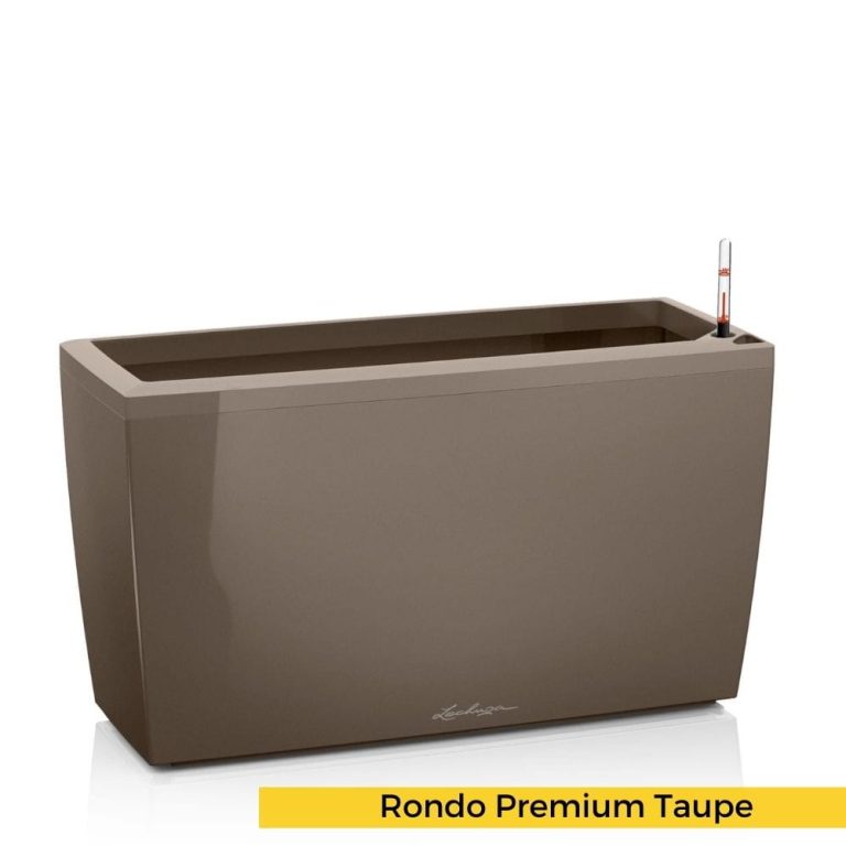 Doniczka plastikowa Lechuza Cararo antracytowa