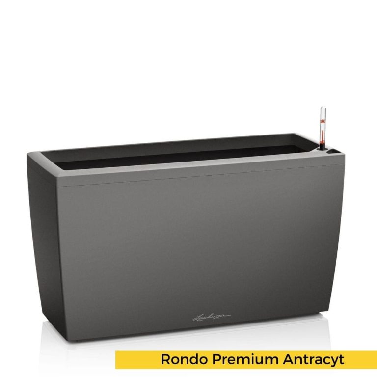 Doniczka plastikowa Lechuza Cararo szary