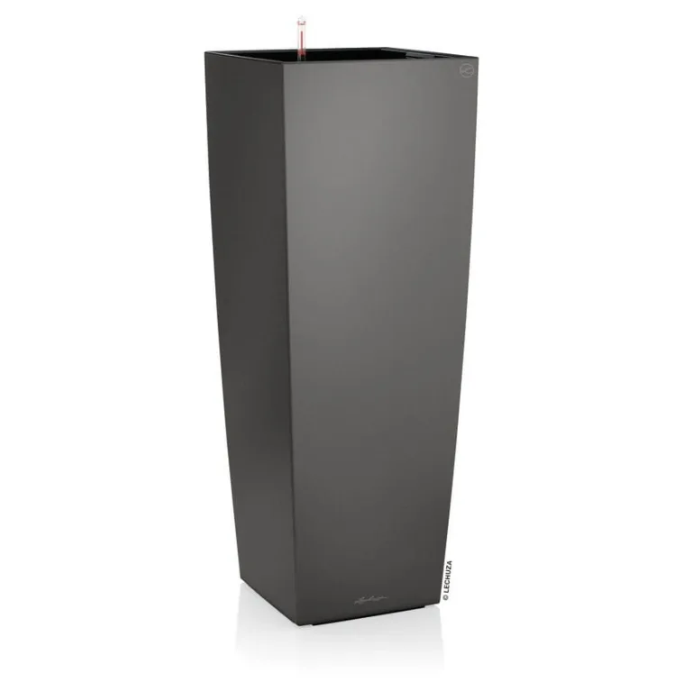 Doniczka plastikowa Lechuza Alto Antracytowa