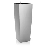 Doniczka plastikowa Lechuza Alto Srebrny