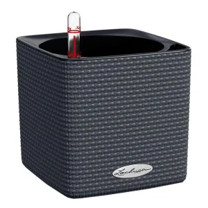 Doniczka plastikowa Lechuza Cube Color Szary