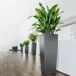 Doniczka plastikowa Lechuza Alto Antracytowa