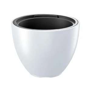 Doniczka plastikowa "Misa" biała