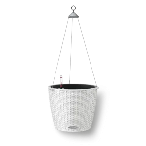 Doniczka plastikowa Lechuza Wisząca Nido Color biała