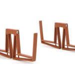 Dwustronny uchwyt do doniczek balkonowych - ceglasty