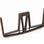 Dwustronny uchwyt do doniczek balkonowych - mokka