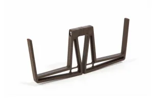 Dwustronny uchwyt do doniczek balkonowych - mokka