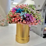 Gipsówka stabilizowana wiecznie żywa flower box