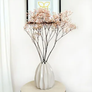 Gipsówka stabilizowana wiecznie żywa różowa mały bukiet