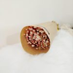 Gipsówka stabilizowana wiecznie żywa różowa mały bukiet