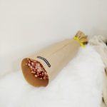 Gipsówka stabilizowana wiecznie żywa różowa mały bukiet